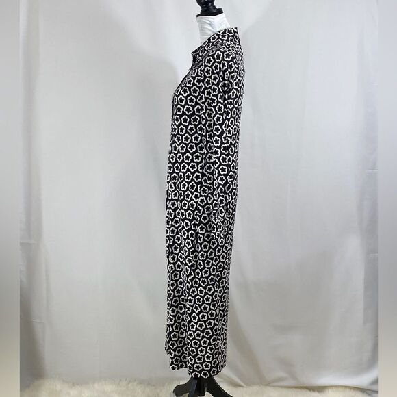Tory Burch floral-print midi shirtdress size 12 - Picture 6 of 10